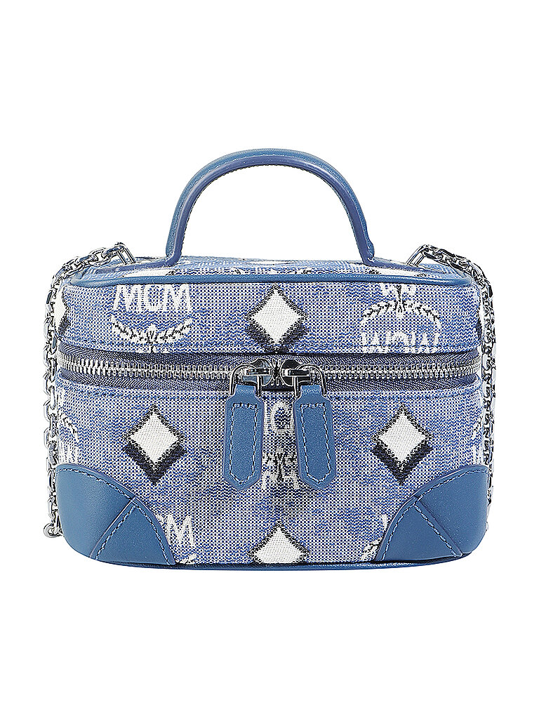 MCM Tasche - Mini Bag Vintage Jacquard  blau