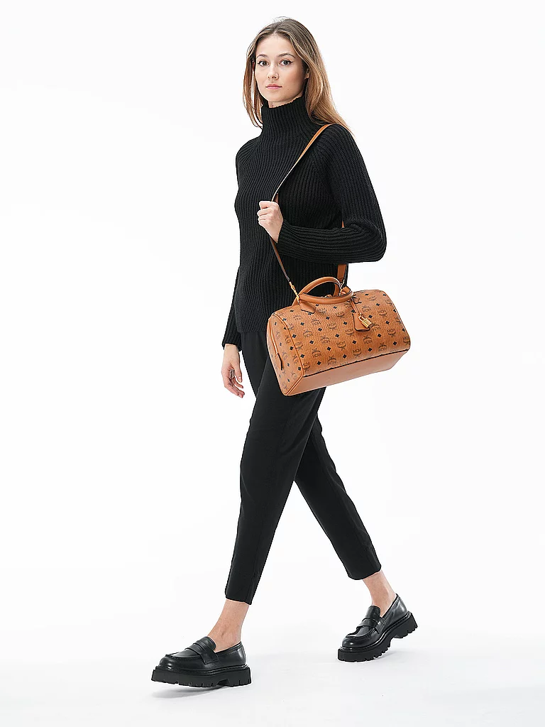 MCM Sac - Sac à main ELLA VISETOS BOSTON Medium marron
