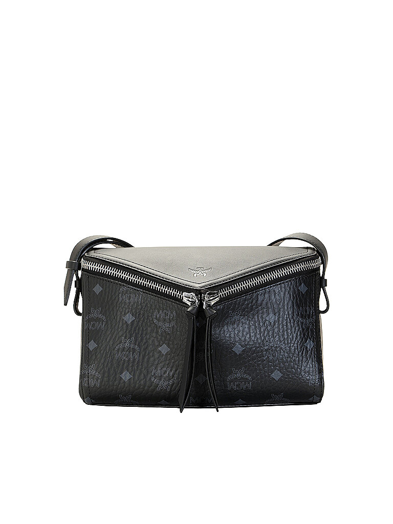MCM Ledertasche - Umhängetasche DIAMANT Small  schwarz