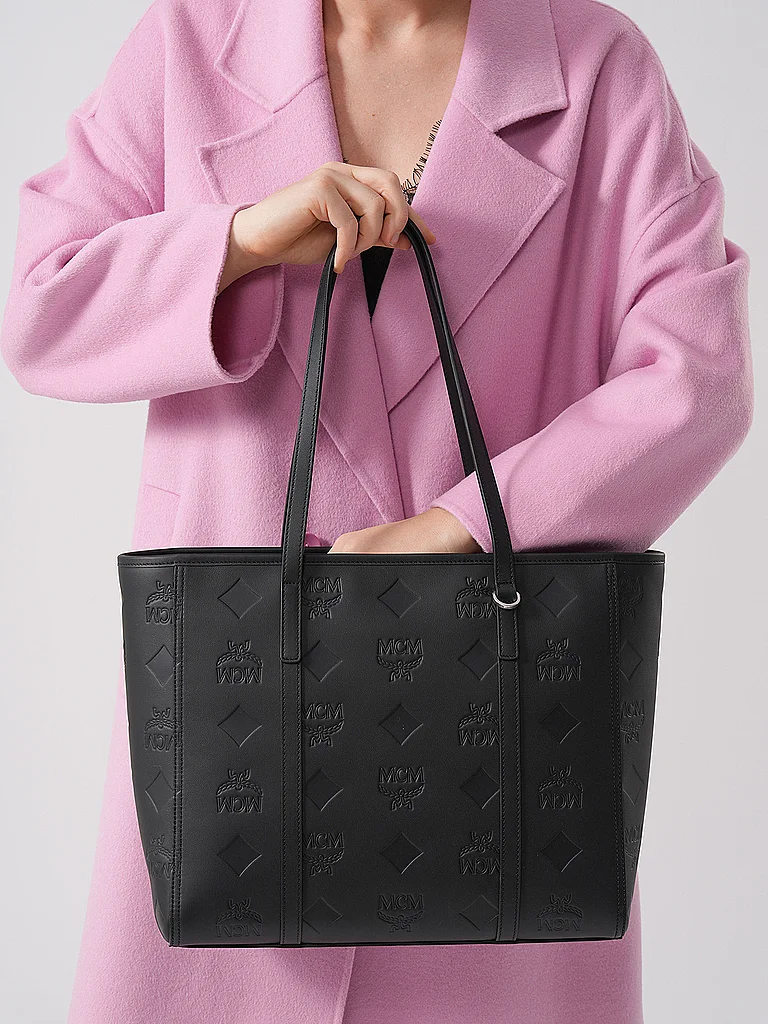 MCM Ledertasche - Shopper TONI Medium schwarz