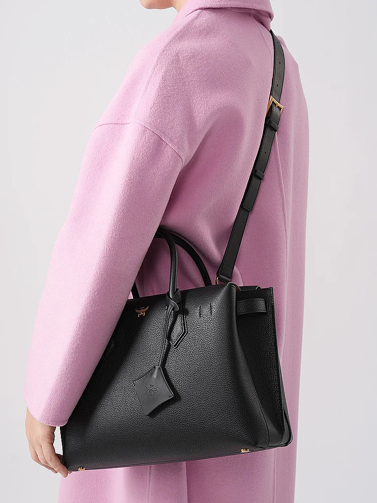 MCM Ledertasche - Tote Bag MILLA Medium schwarz