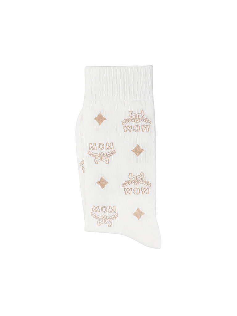 MCM Socken weiss/beige beige | S/M