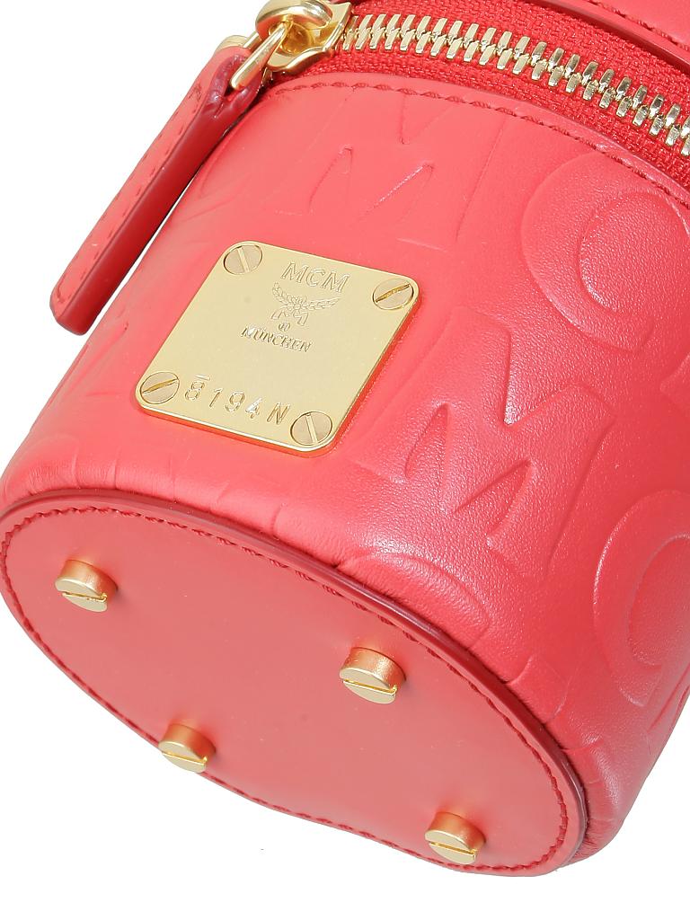 MCM Crossbody Tasche Cylinder Visetos Mini rot