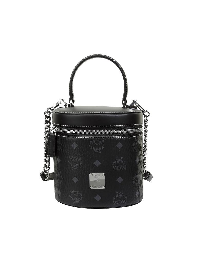 MCM Crossbody Tasche Cylinder Visetos S schwarz