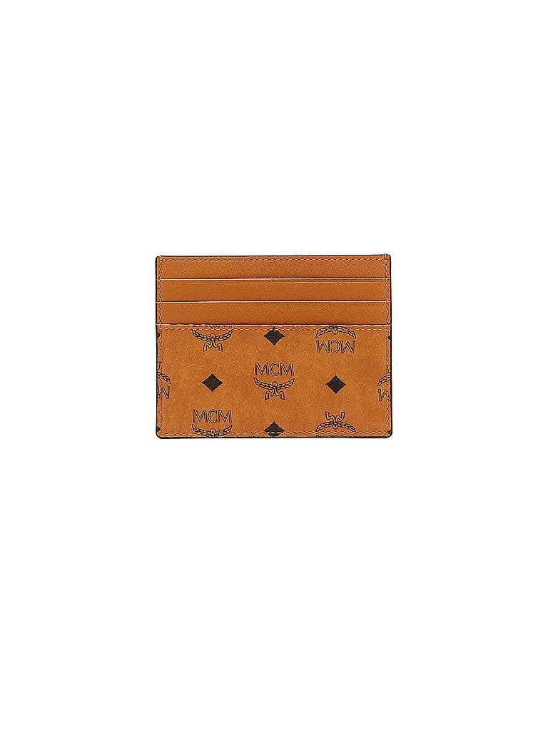 MCM | Geldbörse mit Spange Visetos | beige