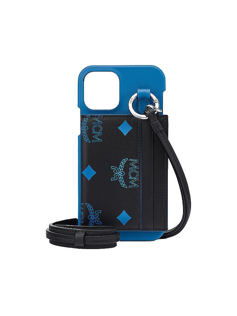 Handyhülle Iphone 8 Plus Mit Band MCM Handyhülle Color Splash - Smartphone Case iPhone 12 blau