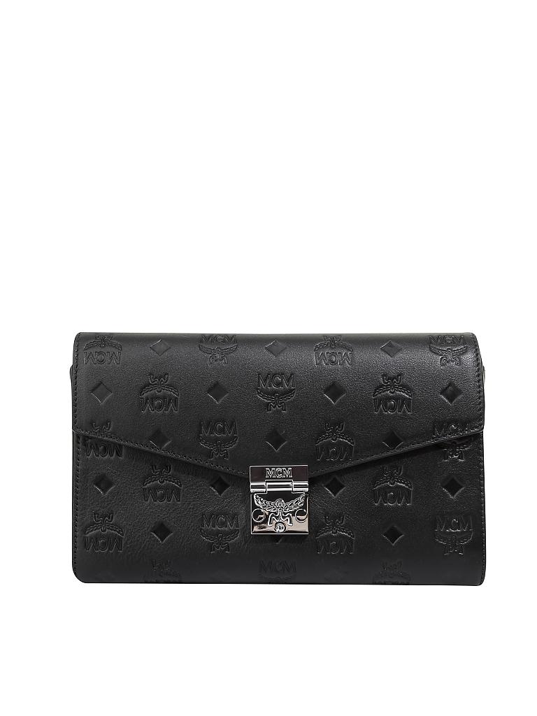 MCM | Ledertasche - Crossbody/Clutch "Mille" S | schwarz