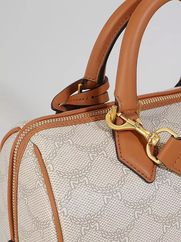 MCM | Ledertasche - Henkeltasche ELLA BOSTON  | beige