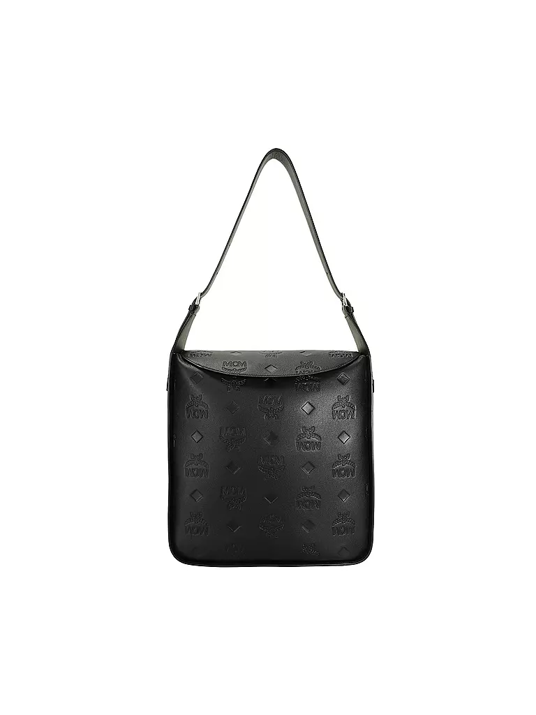 MCM | Ledertasche - Hobo AREN Large  | schwarz