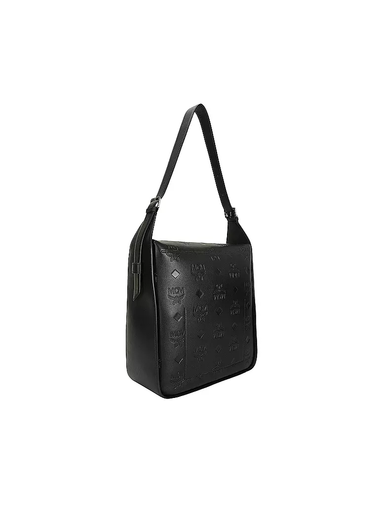 MCM | Ledertasche - Hobo AREN Large  | schwarz