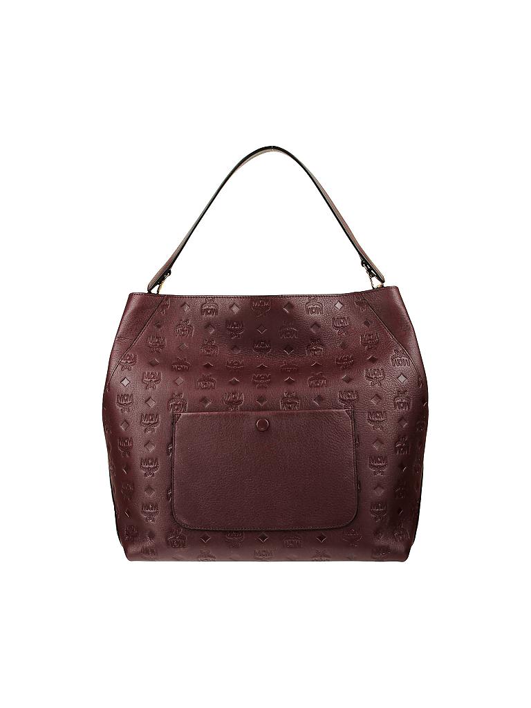 MCM | Ledertasche - Schultertasche "Klara"  | rot