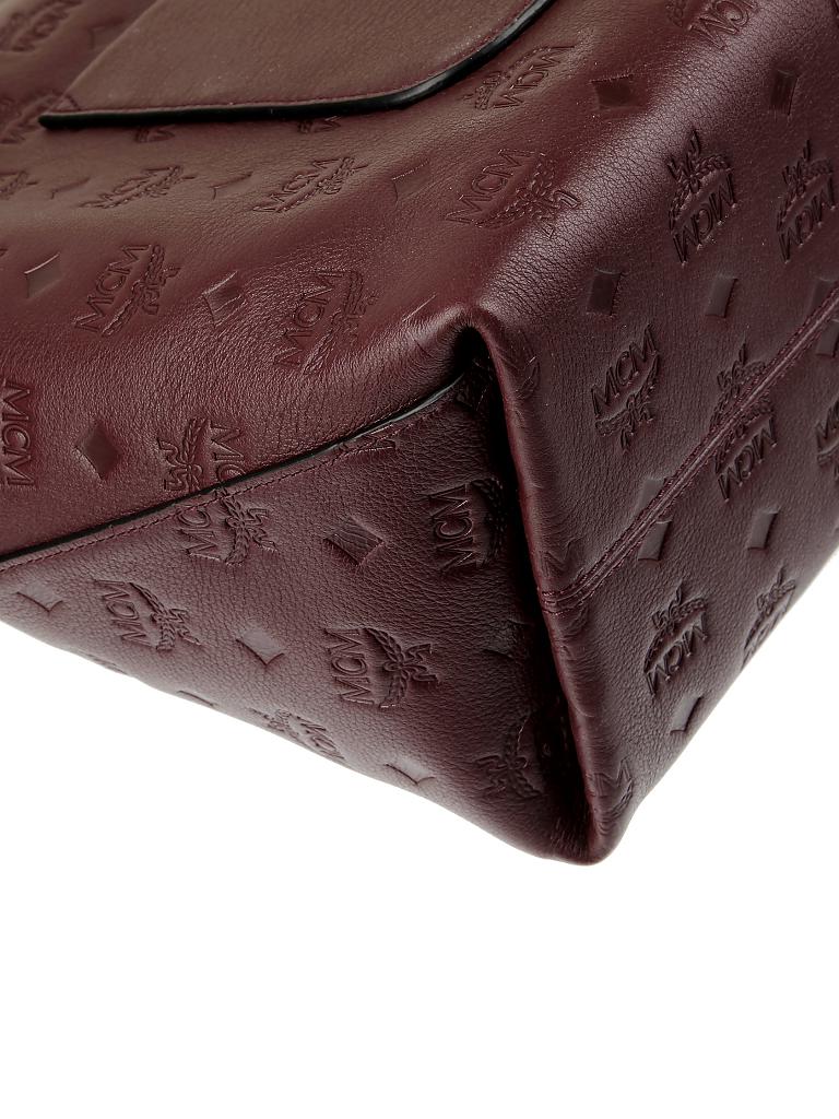 MCM | Ledertasche - Schultertasche "Klara"  | rot