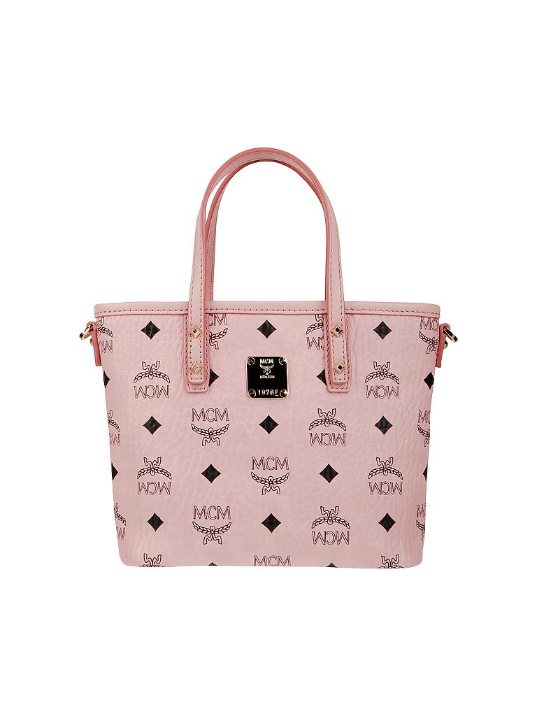 Visetos Mcm Tasche Rosa Klein Mini Shopper Anya Shopper Mit