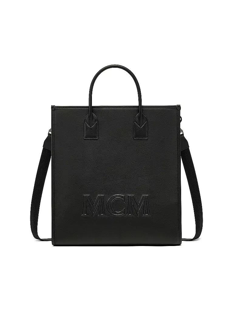 MCM | Ledertasche - Tote Bag MCM KLASSIK Medium | schwarz