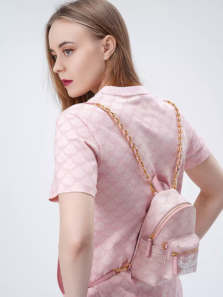 MCM Rucksack Mini rosa