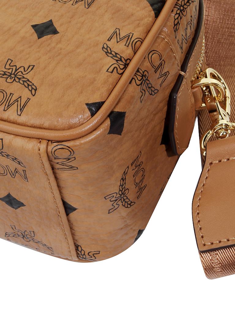 MCM Tasche Crossbody "Visetos" S braun