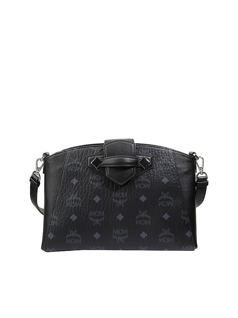 MCM Tasche Crossbody Essentiel Visetos S schwarz