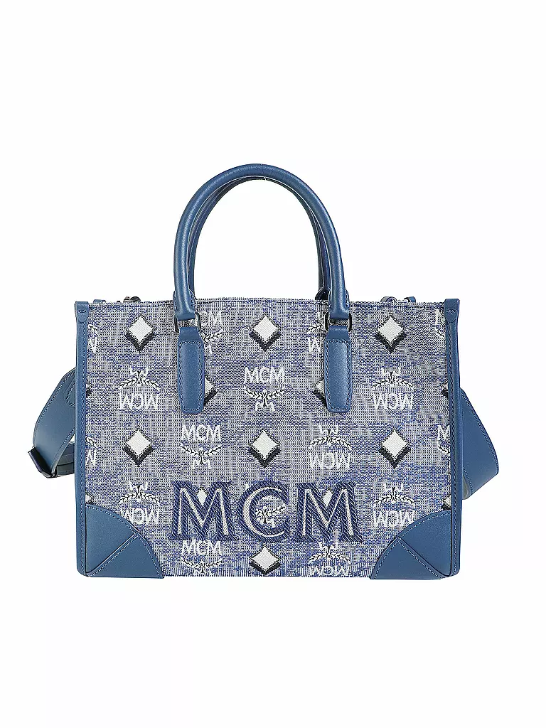 MCM | Tasche - Shopper  VINTAGE JACQUARD S | blau