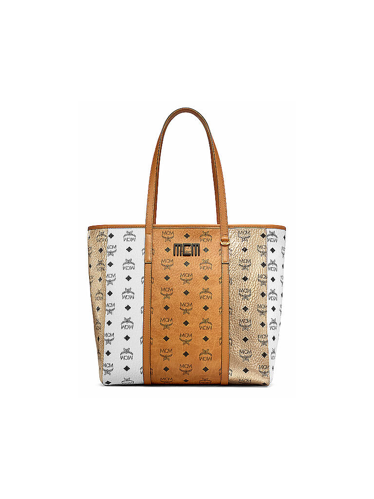 Mcm Tasche Shopper Gold Mcm Visetos Mcm Handtasche Shopper Mcm