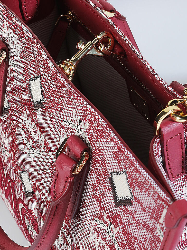 MCM | Tasche - Shopper Vintage Jacquard  | rot