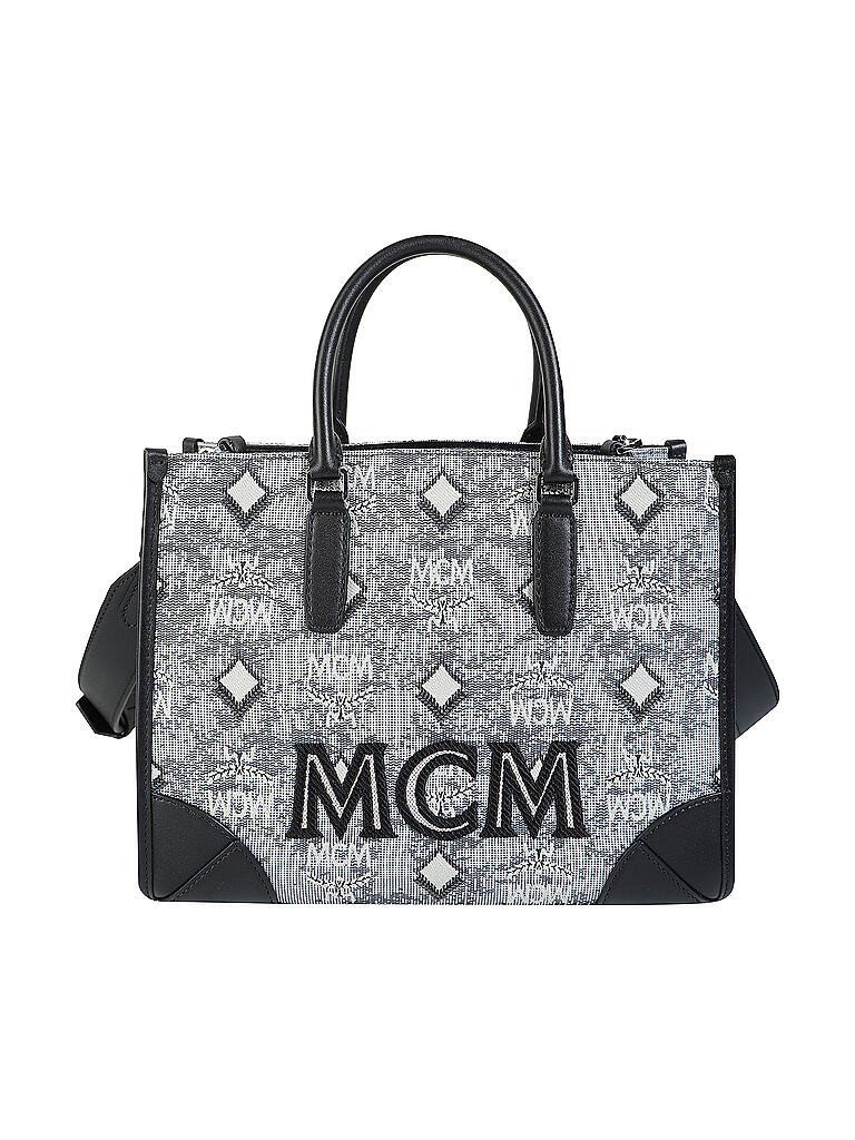 MCM | Tasche - Shopper VINTAGE JACQUARD S | grau