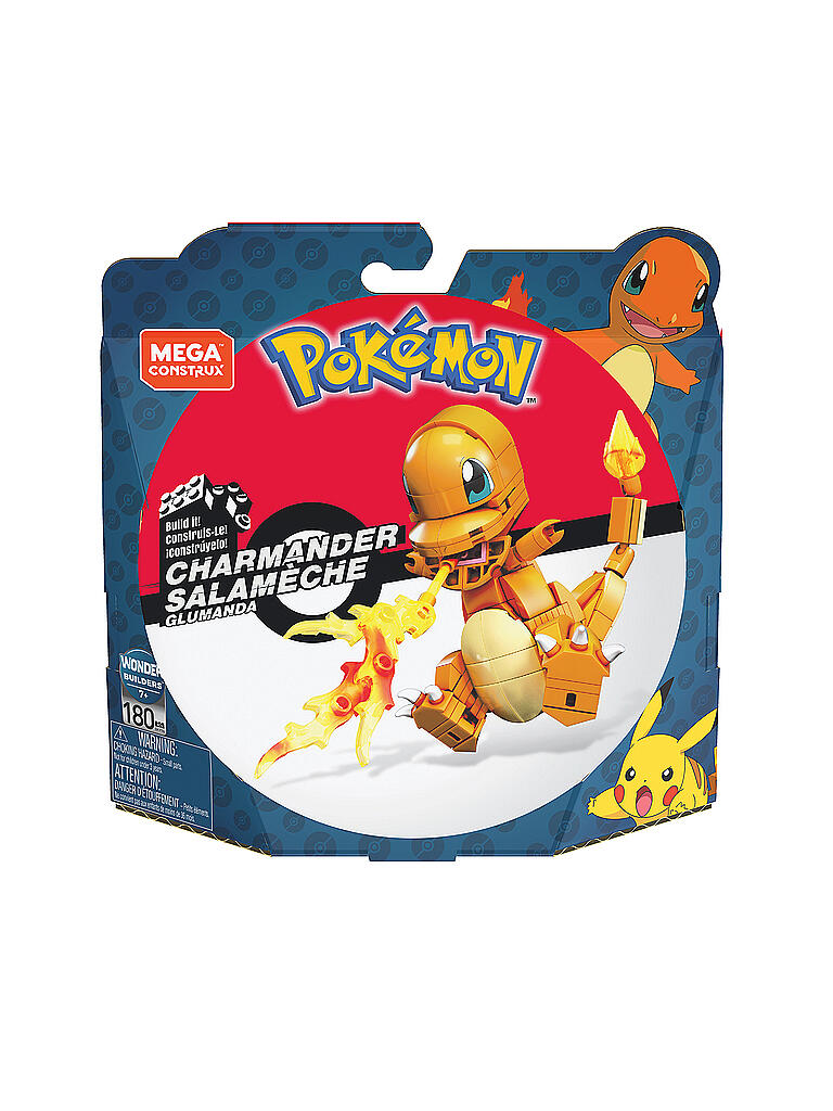 MEGA CONSTRUX | Pokemon Medium Charmander | keine Farbe