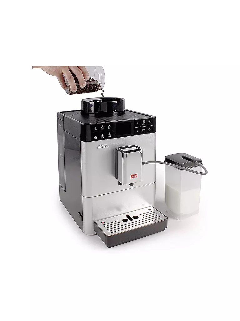 MELITTA | Caffeo® Passione® OT Kaffeevollautomat F53/1-101 Silber | silber