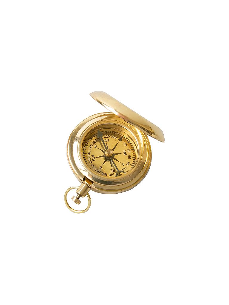 MEN'S SOCIETY | Schlüsselanhänger Kompass | gold