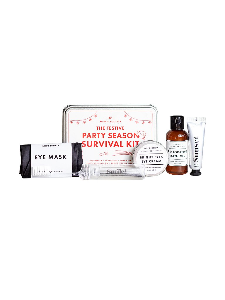 MEN'S SOCIETY Party Season Survival Kit silber