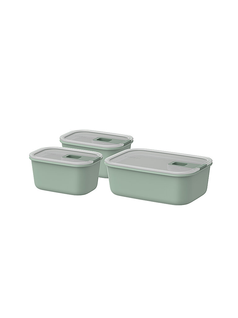 MEPAL Frischhaltedose Set 3tlg. EASYCLIP 2X450ml/1L Nordic Sage  hellgrün