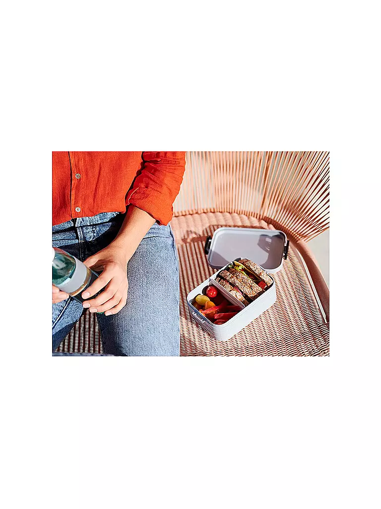 MEPAL | Lunchbox TAKE A BREAK MIDI 18,5x12cm Vivid Mauve | grün