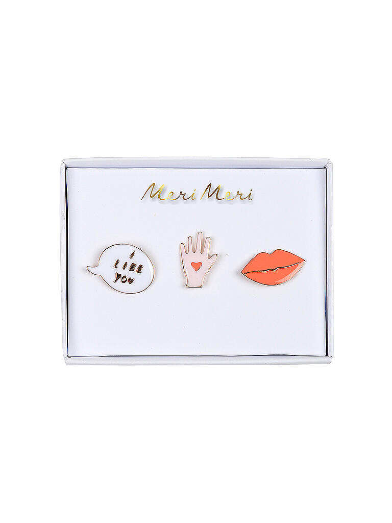 MERI MERI UK | Lips, Hand & Bubble Enamel Pins | bunt