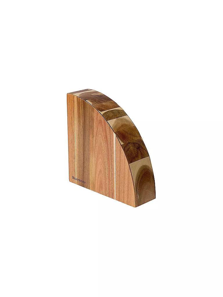 MESSERMEISTER | Messerblock magnetisch Akazienholz | braun