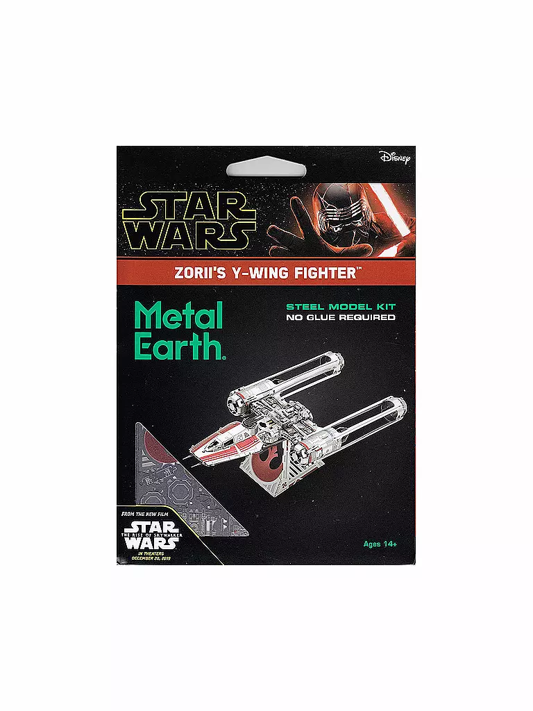 METAL EARTH, 3D Metallbausatz - Star Wars - Zorris y-Wing Fighter