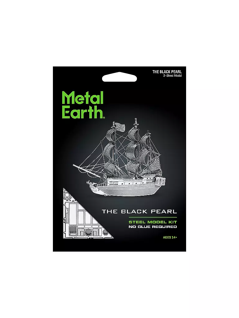 METAL EARTH | 3D Modellbausatz aus Metall "Star Wars" Sail Ship Black Pearl | keine Farbe