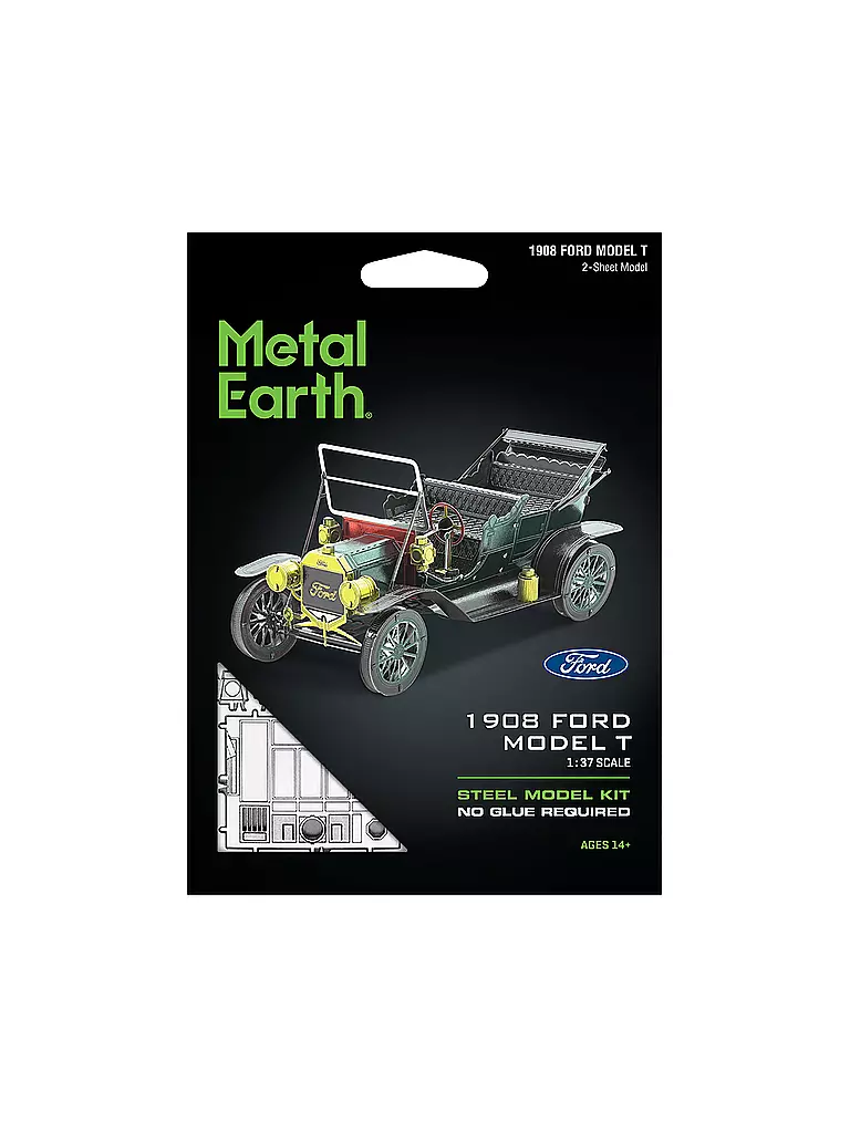 METAL EARTH | Ford - 1908 Model T - Dark Green MMS051G | keine Farbe