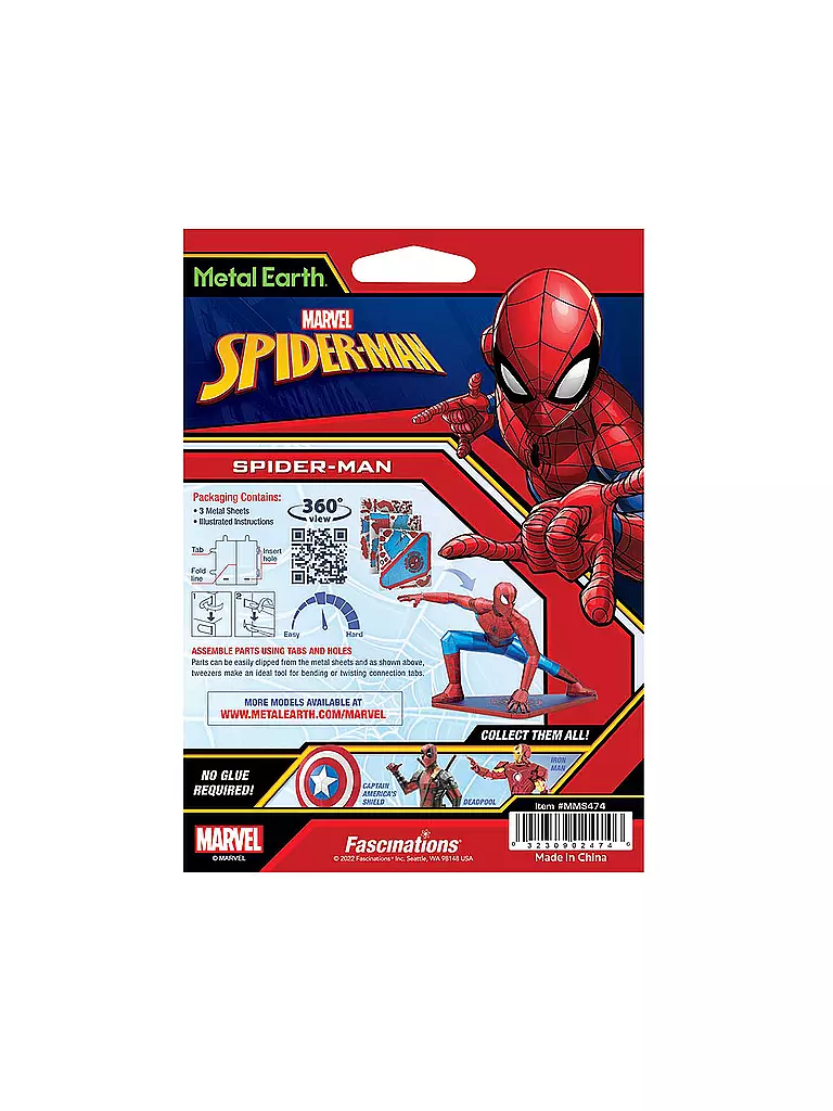 METAL EARTH | Marvel: Spider-Man | keine Farbe