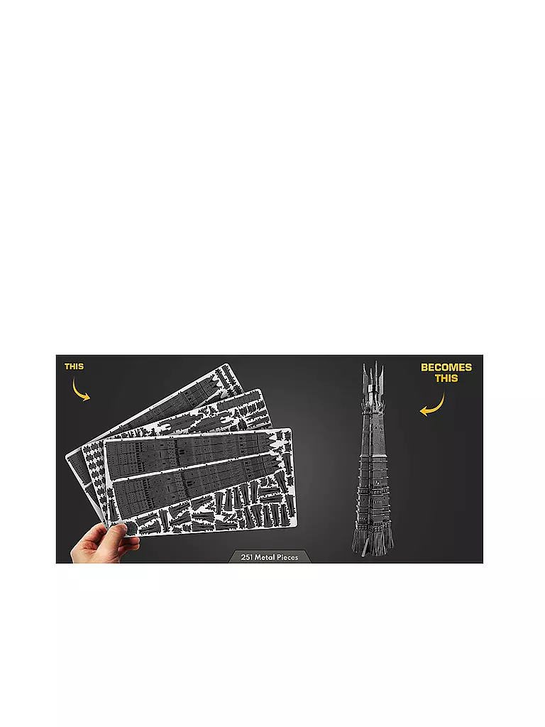 METAL EARTH | Premium Series Herr der Ringe - Orthanc | keine Farbe