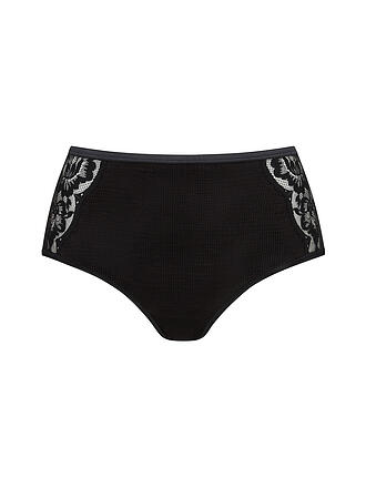 MEY | Slip WOOL LOVE schwarz