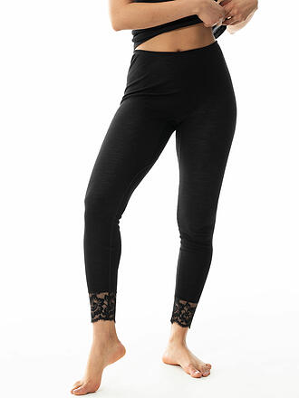 MEY | Loungewear Leggings WOOL LOVE schwarz