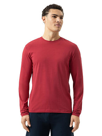 MEY | Pyjama Langarmshirt RELAX gala red
