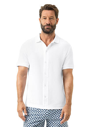 MEY | Pyjamashirt  weiss