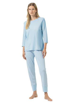 MEY | Pyjama SIMPLE STRIPES alice blue