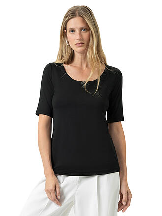 MEY | T-Shirt BLAZERSHIRT schwarz
