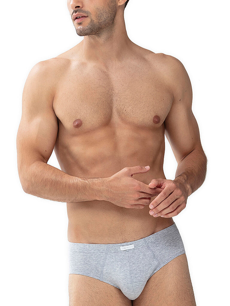 MEY Slip RE:THINK light grey melange grau | XXL