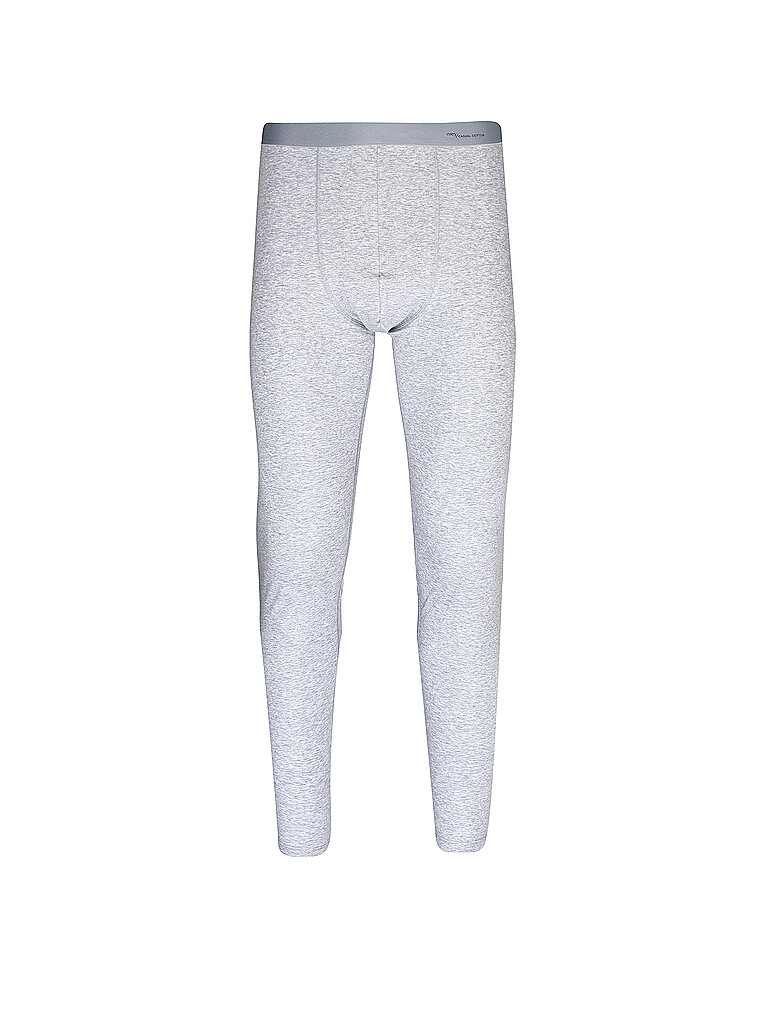 MEY Lange Unterhose light grey melange hellgrau | S
