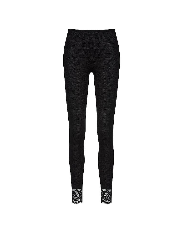 MEY Loungewear Leggings WOOL LOVE schwarz schwarz | XXS/XS