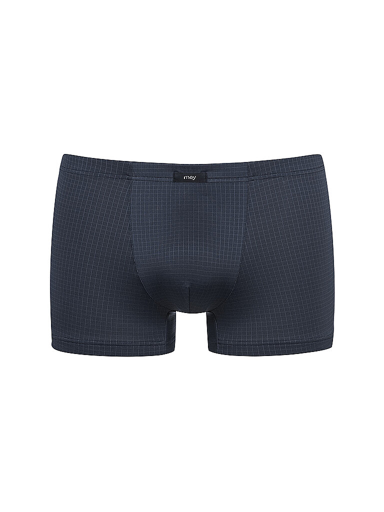 Blue Check Pants kurz Gummibund kariert für Herren blau S