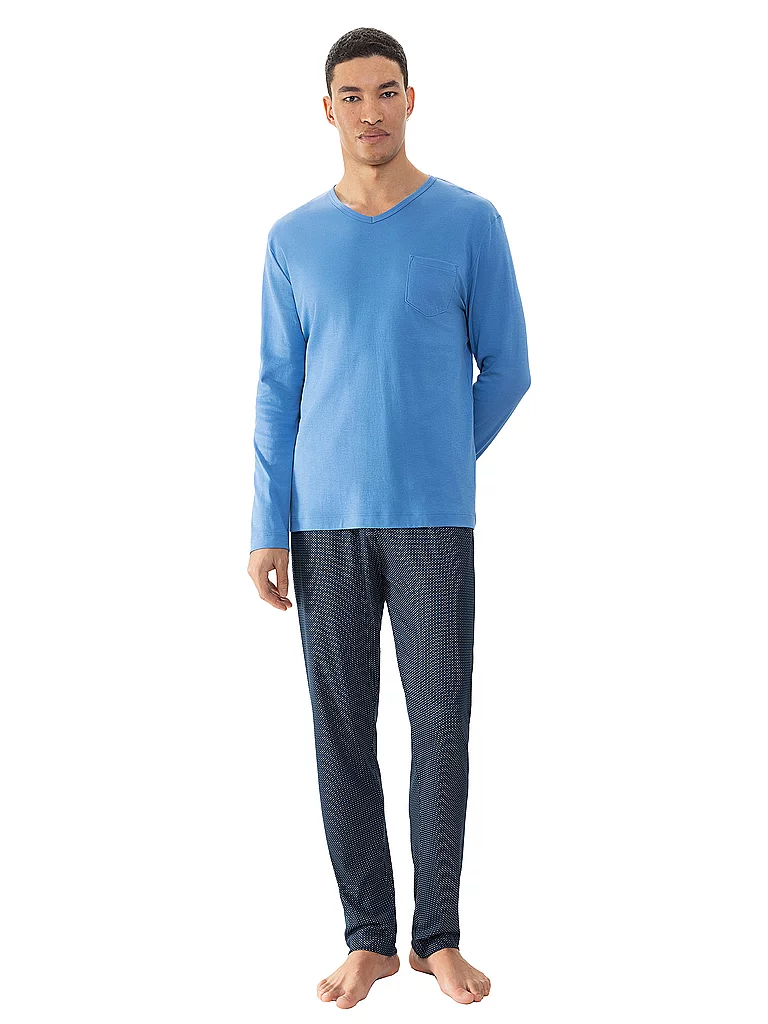 MEY Pyjama bleu marine | M