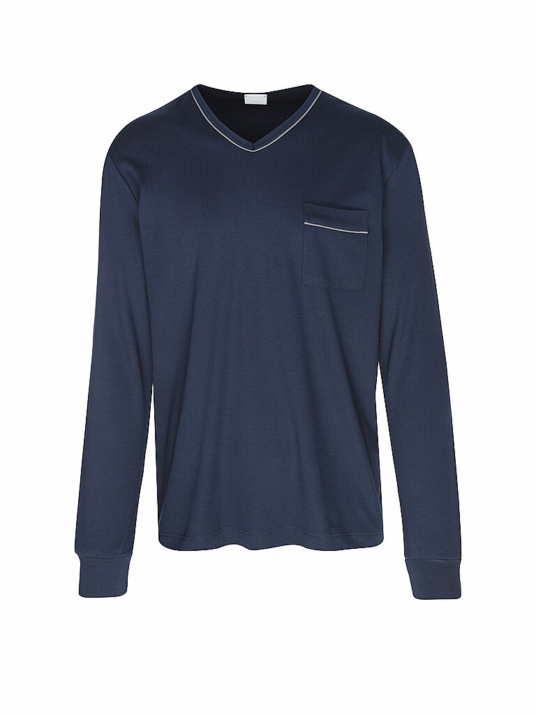 MEY Pyjama blau | XXXL